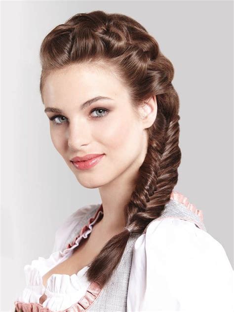 moderne dirndl frisuren kurze haare|dirndl frisuren.